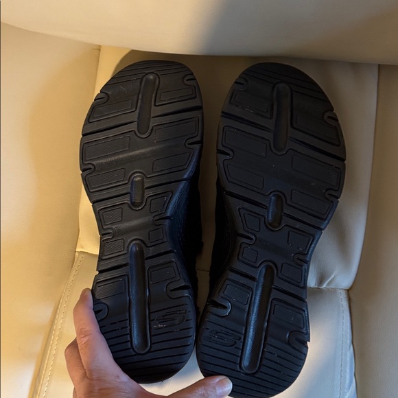 Skechers Black Cozy Slip-Ons - Picture 7 of 10